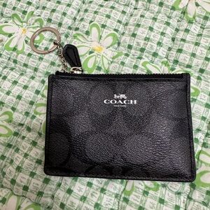 Coach card for wallet